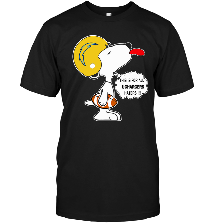 Los Angeles Chargers "snoopy Haters" T-Shirt